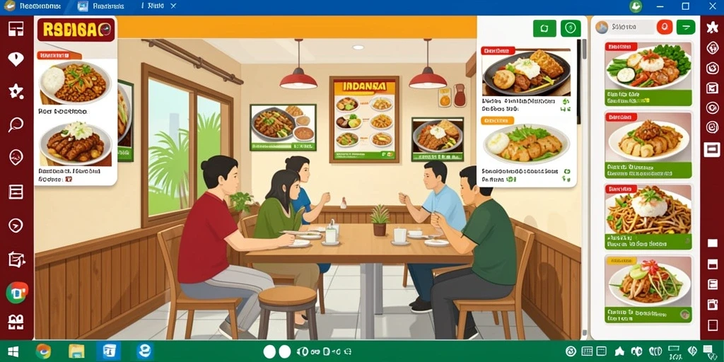 Tampilan antarmuka yang intuitif dan user-friendly.