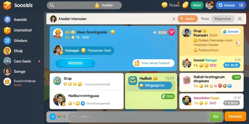 Tampilan antarmuka IDN89 yang menarik dan user-friendly.