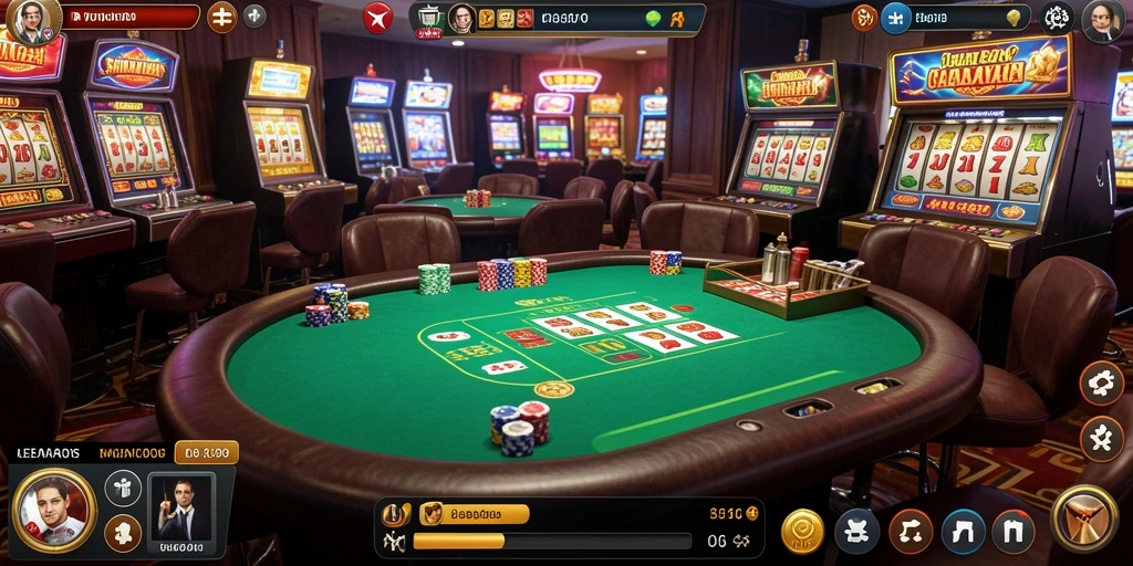 Tampilan awal game yang menarik dan user-friendly.