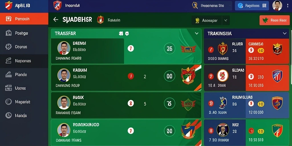 Tangkapan layar pertama menampilkan antarmuka utama game.