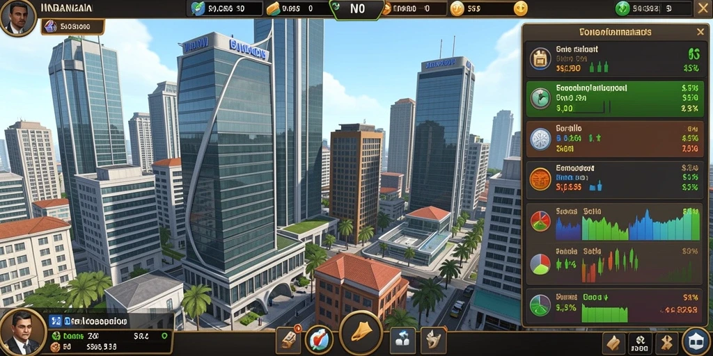 Tampilan awal game yang menarik dan penuh warna.