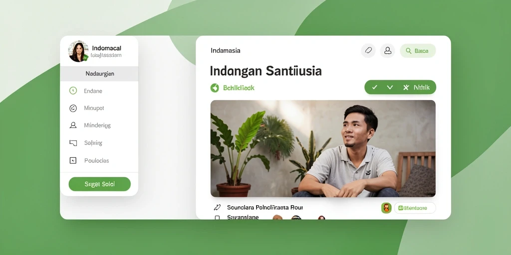 Tampilan antarmuka permainan yang menarik.
