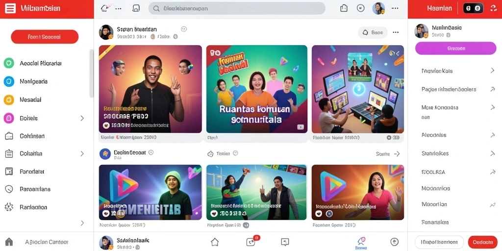 Tampilan utama dengan desain yang menarik.