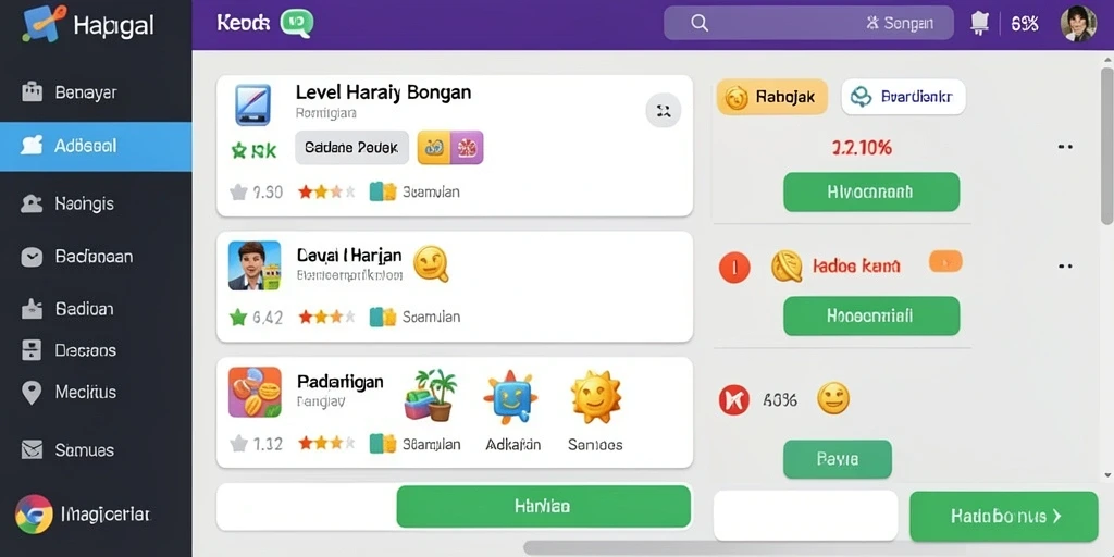 Tampilan awal aplikasi VEGAS969 yang menarik.