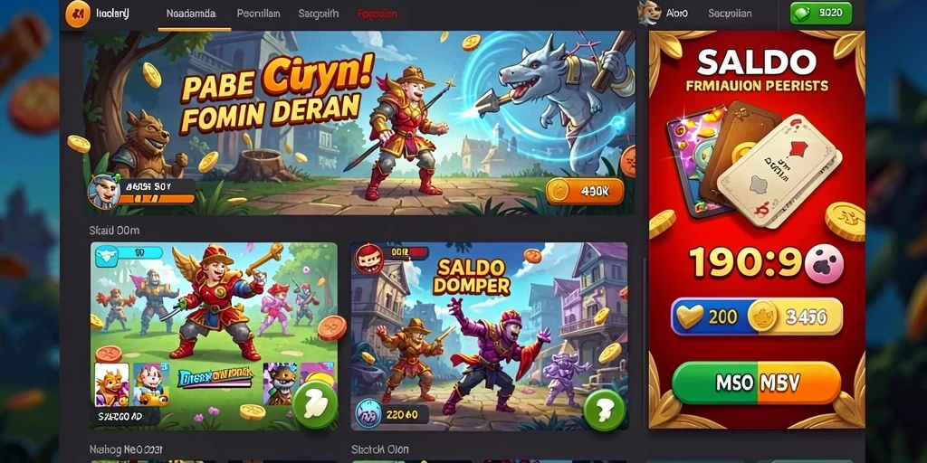 Tampilan awal aplikasi yang menarik dan mudah dinavigasi.